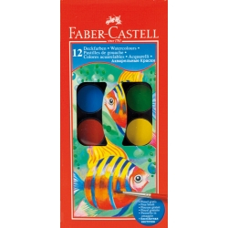 Mалка кутия Акварелни бои 12 цвята Faber Castell